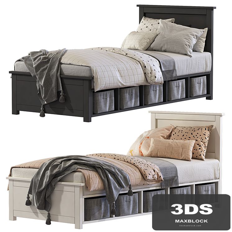 Bed with drawers from IKEA 2