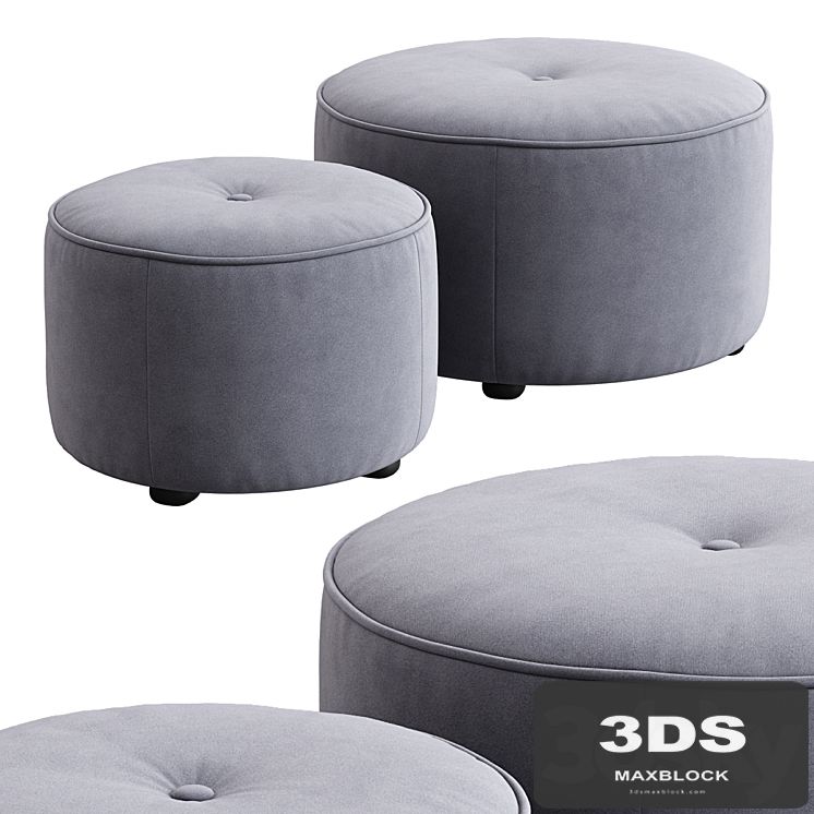 Etro round ottoman
