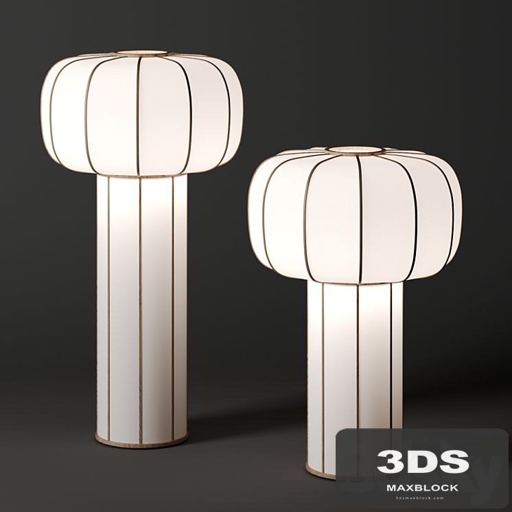 Kiku no Hana floor lamp by Time & Style