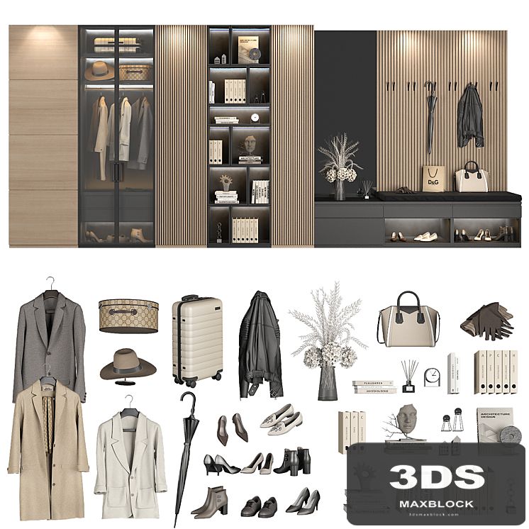 Furniture composition for the hallway 99 part 1