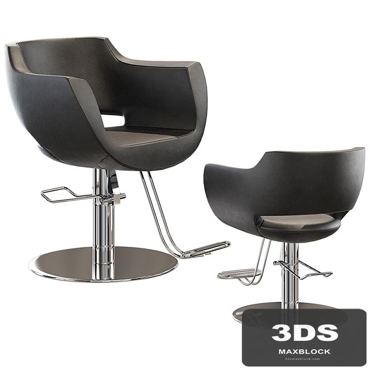Clust Full Color Roto styling salon chair