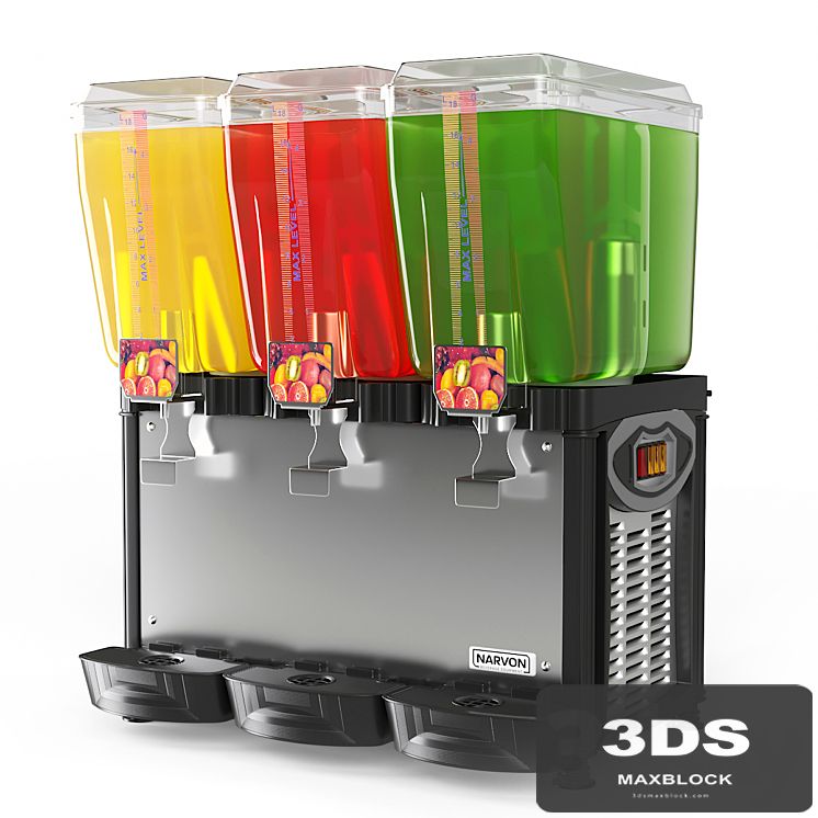 Narvon D5G-3 chilled beverage dispenser