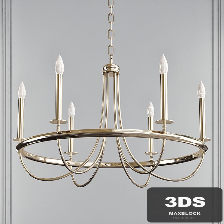 6 - Light Candle Style Classic Traditional Chandelier