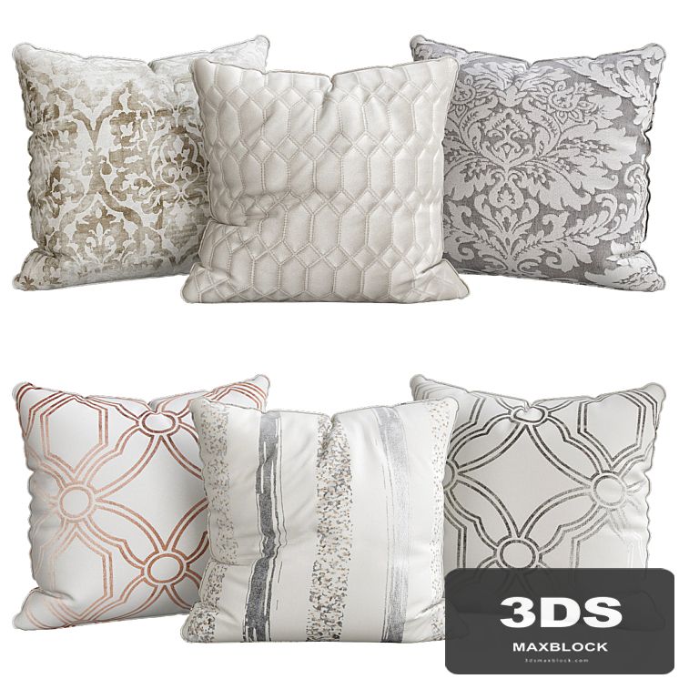 Pillows for sofa 6 pieces No. 138