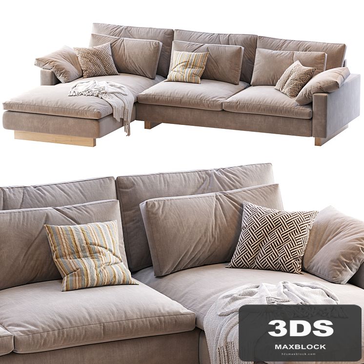 Harmony 2-piece chaise sectional