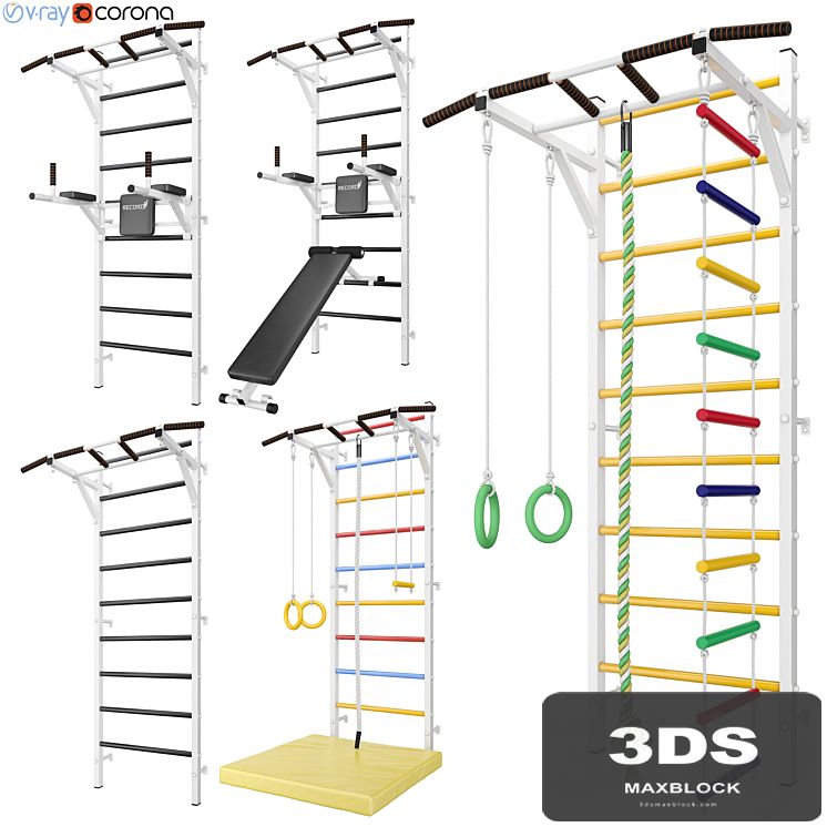 Record Monolith wall bars set 1