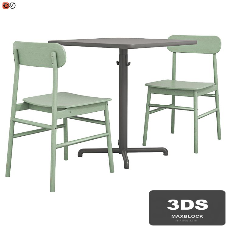 Furniture for cafe table and chair Ikea STENSELE RONNINGE 2