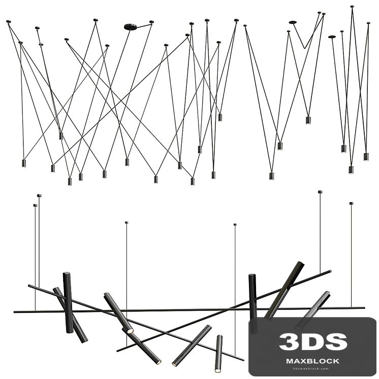 Vibia Match & Esprit Chandelier
