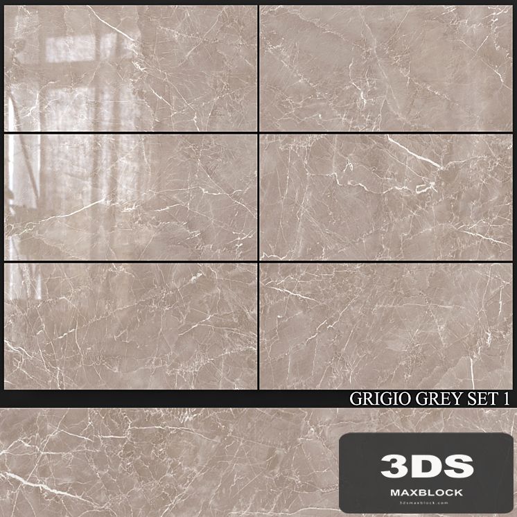 Decovita Grigio Grey 600x1200 Set 1