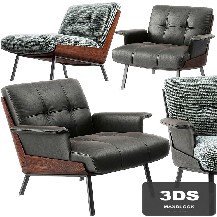 Daiki armchairs by Minotti