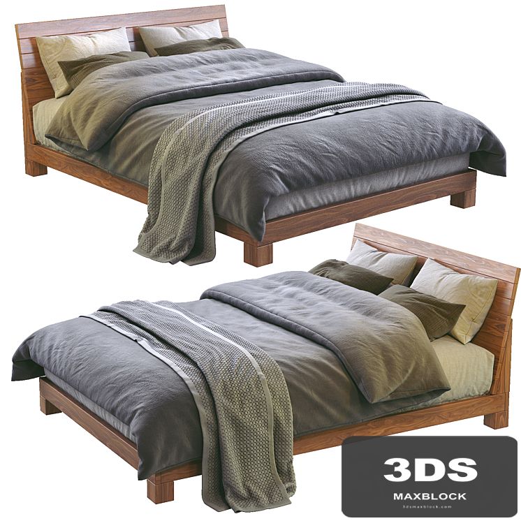 Dondra teak queen bed
