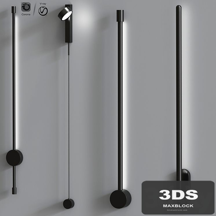 Wall Lamp Scone Set 03