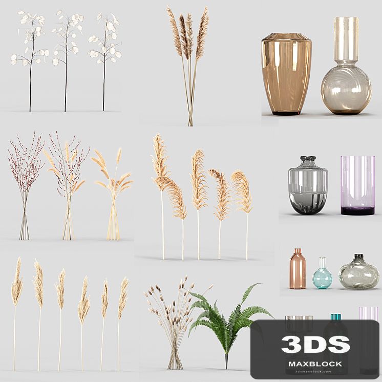 Decorative Set No3 (Vray Version)