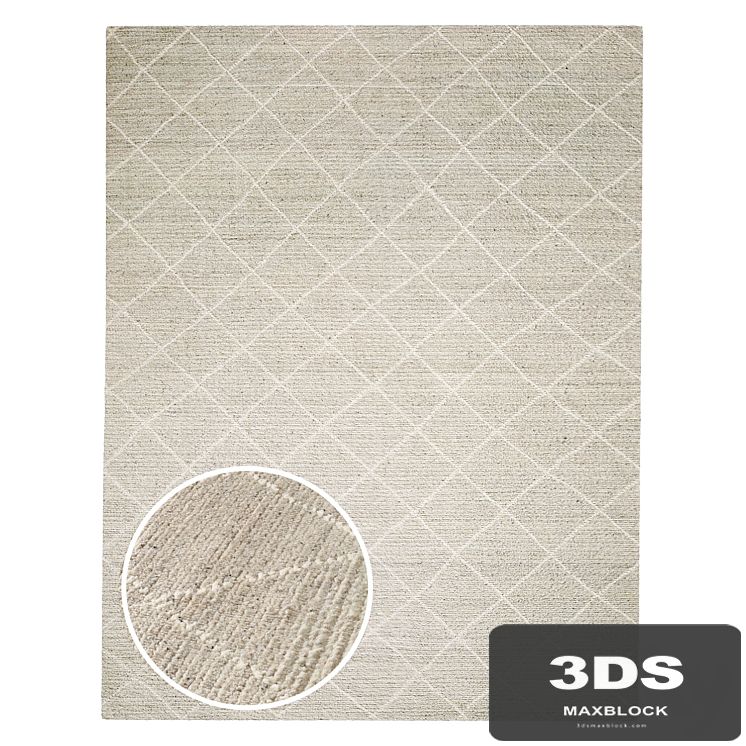 Reina Diamond Handwoven Wool Rug