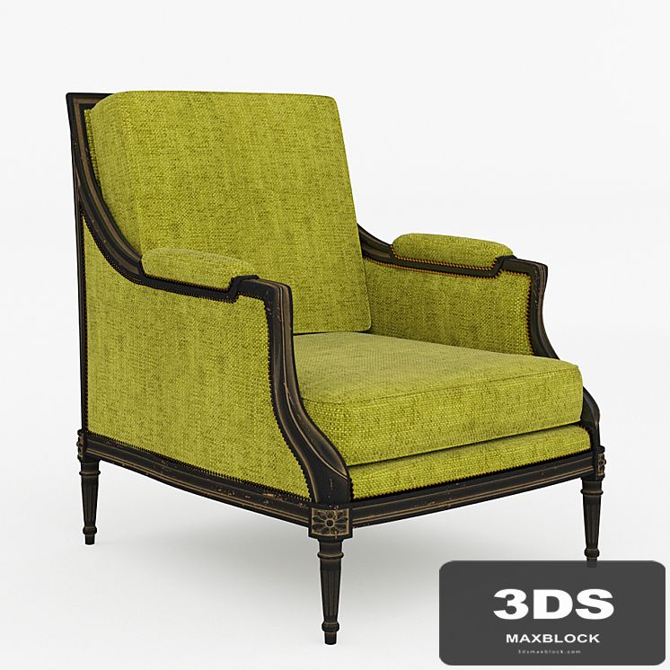 Armchair Gilles Nouailhac, Bergere Elise 7608-5