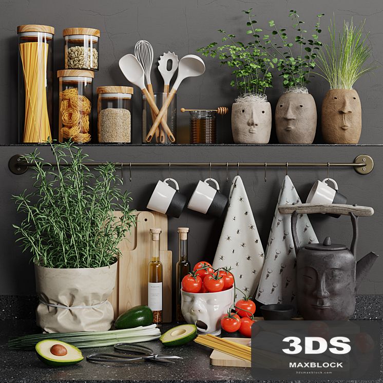 Decorative kitchen set 02