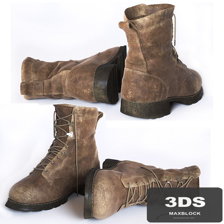 Frayed boots