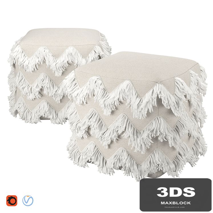 Pouffe Nashik Beige