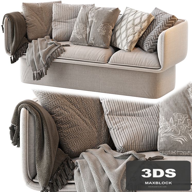 BLOCK SOFA by Missana