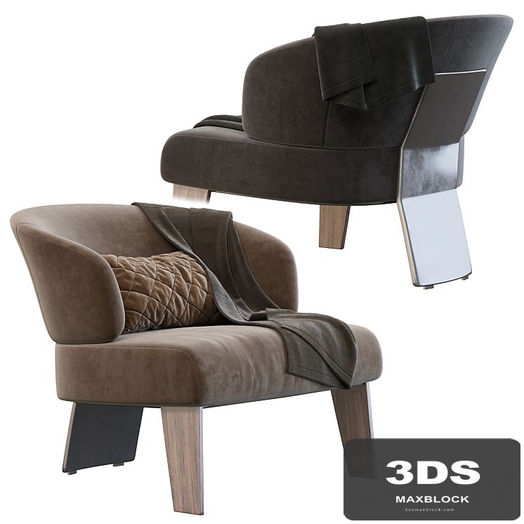 Reeves Large Armchair by Minotti