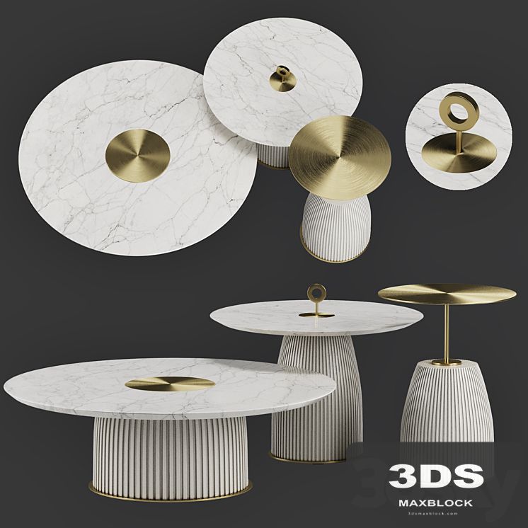DIONE | Metal coffee table by  Paolo Castelli