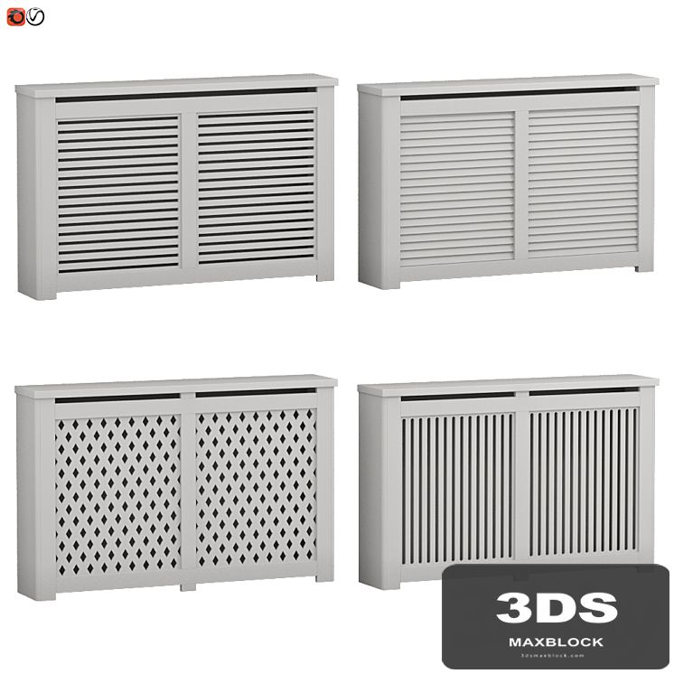 Decorative radiator screen set_03