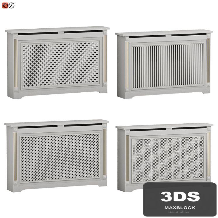 Decorative radiator screen set_04