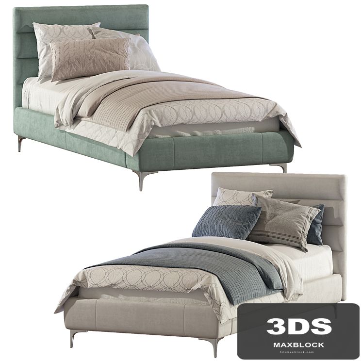 Bed Pfeiffer Upholstered Bed 2