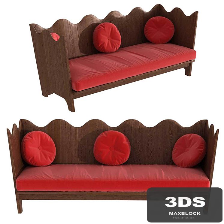 Axel Einar Hjorth three seat sofa
