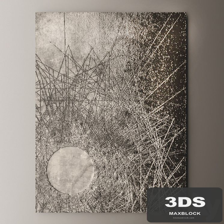 Decor for wall. Panel.