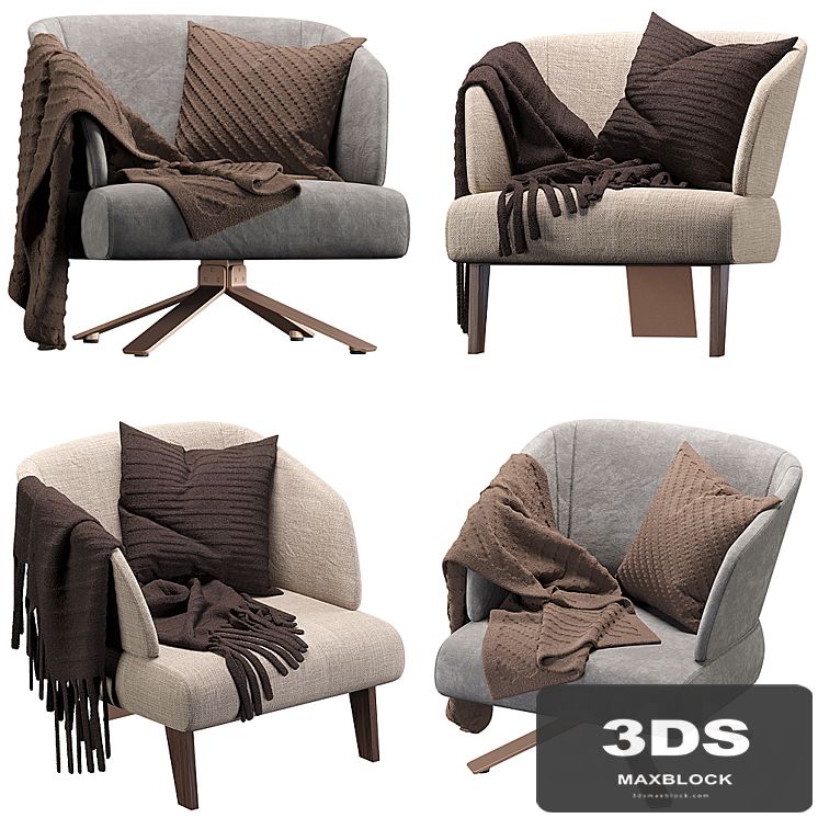 Minotti armchair reeves small