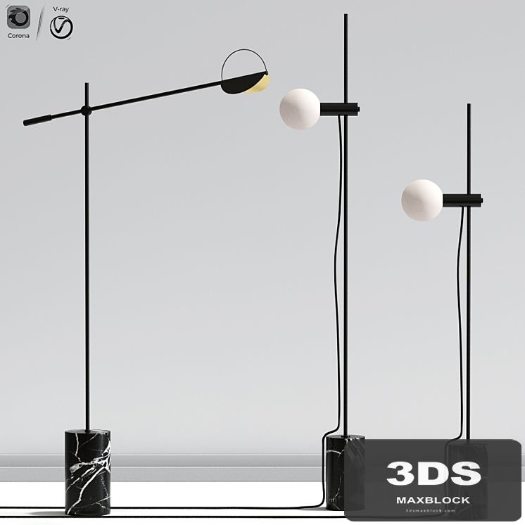 Revolve & Leaves Floor lamp