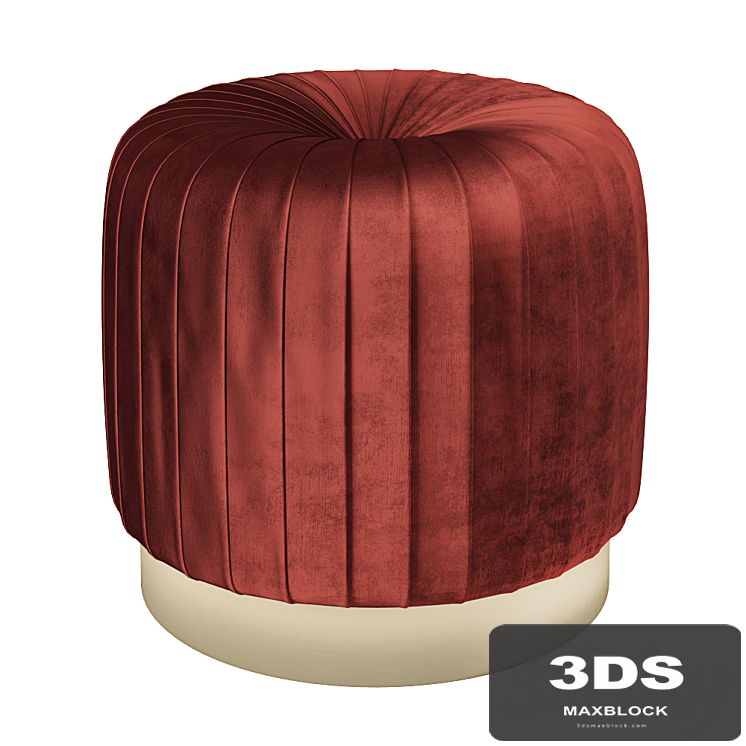 Handmade pouf