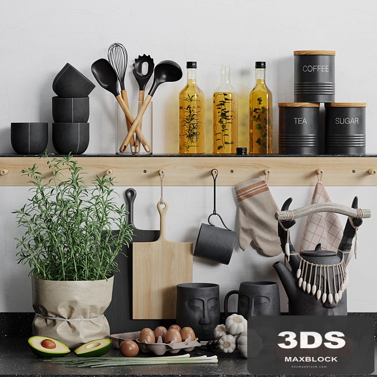 Decorative kitchen set 03