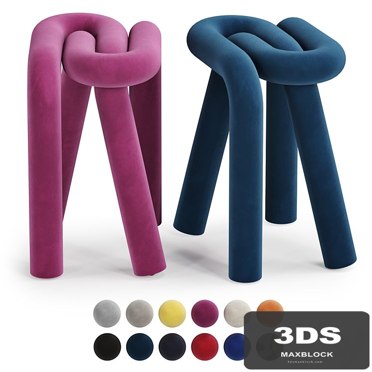 Bold stool by mustache