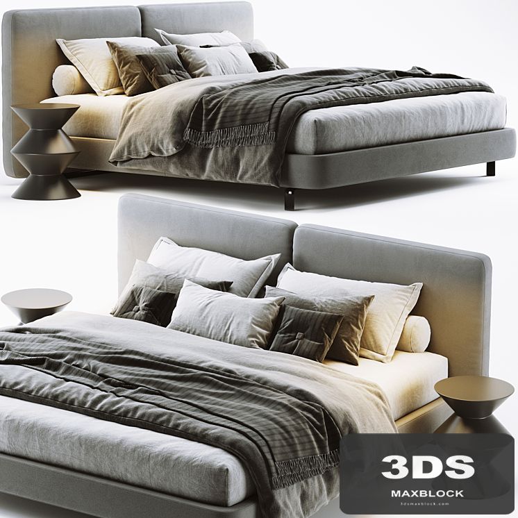 Minotti Tatlin Cover Bed
