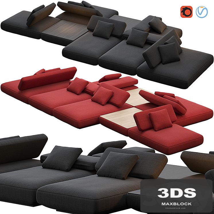 AGIO SOFA Paola Lenti