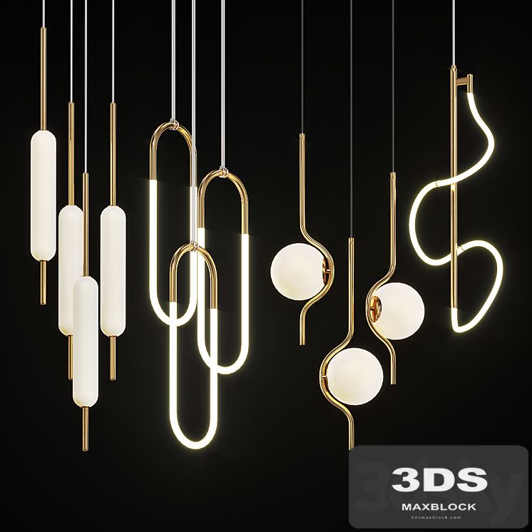 Collection of pendant lights Lampatron # 1