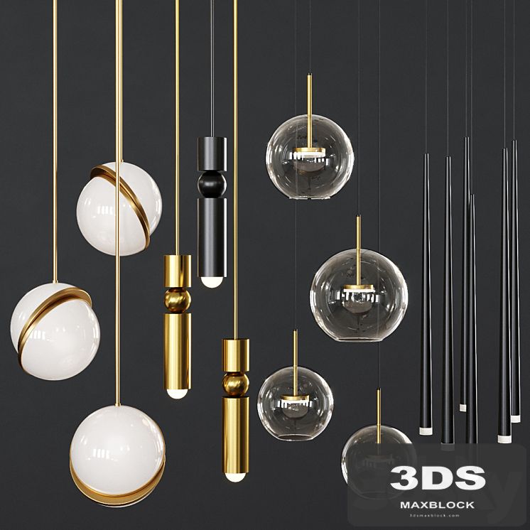 Pendant lights set 039