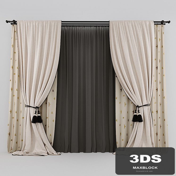 Curtains swalows
