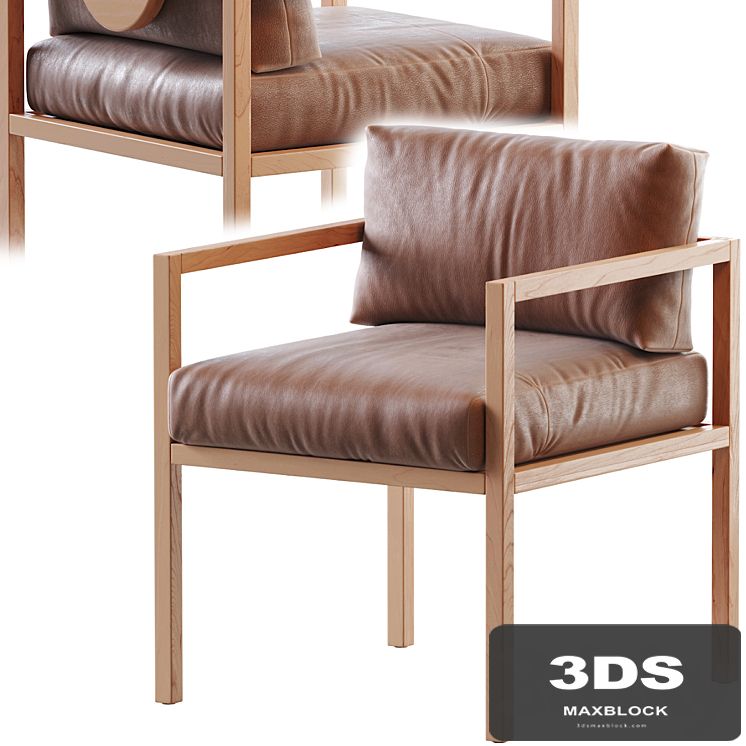 EVE DINING CHAIR IN LEATHER (WNT)
