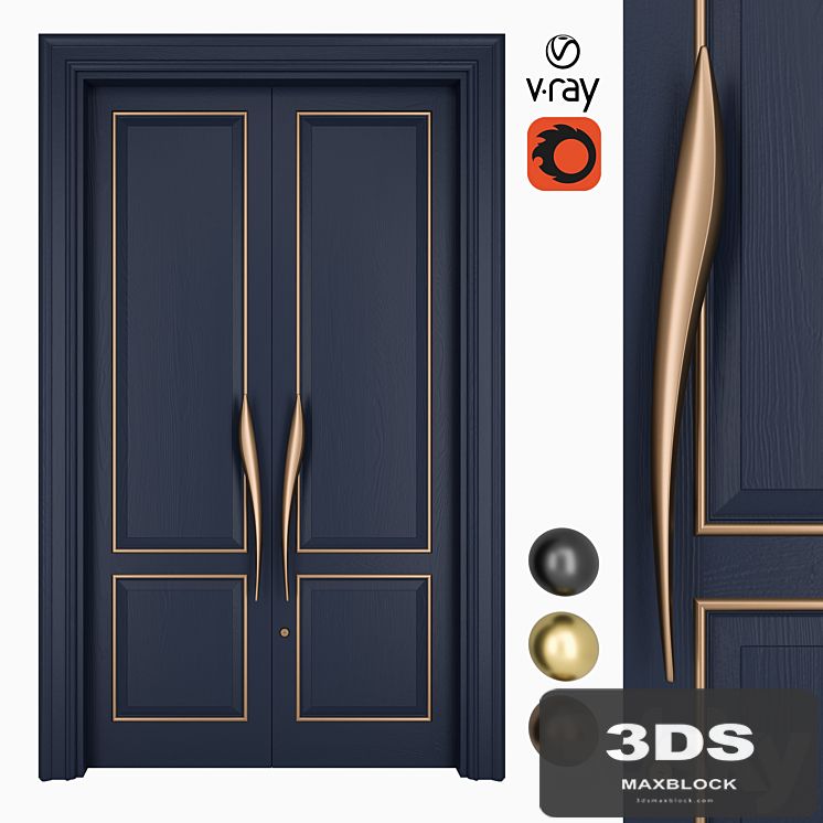 Door Set Elmes Archism T1243