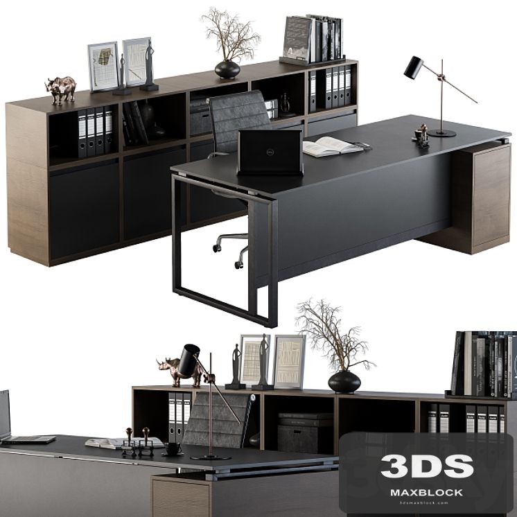 Office Furniture - Manager Set 07