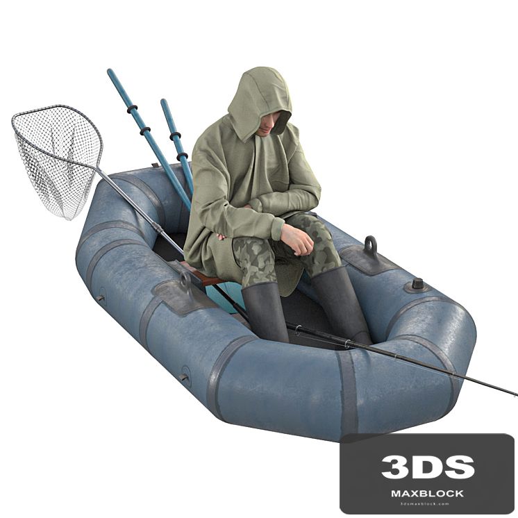 Fisherman in a boat
