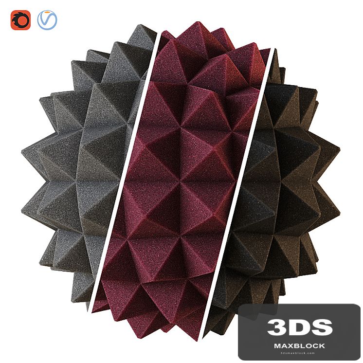 Acoustic foam material