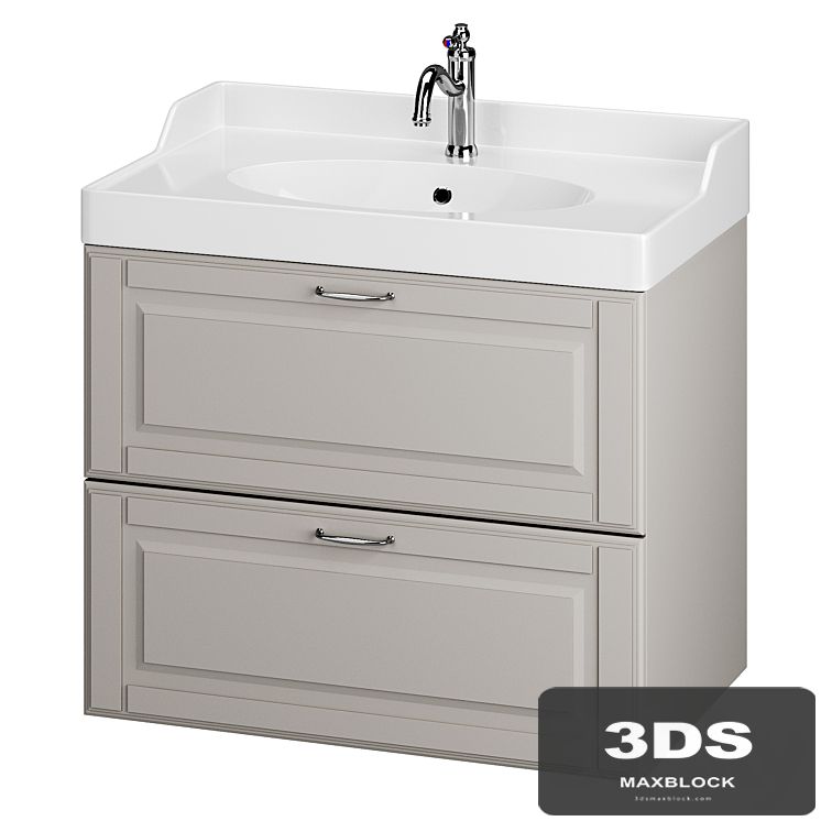 Cabinet GODMORGON + Sink RETTVIKEN by IKEA