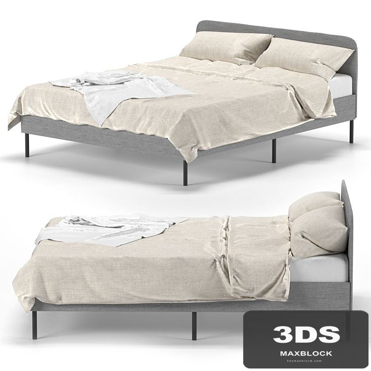 Slattum Double Bed IKEA