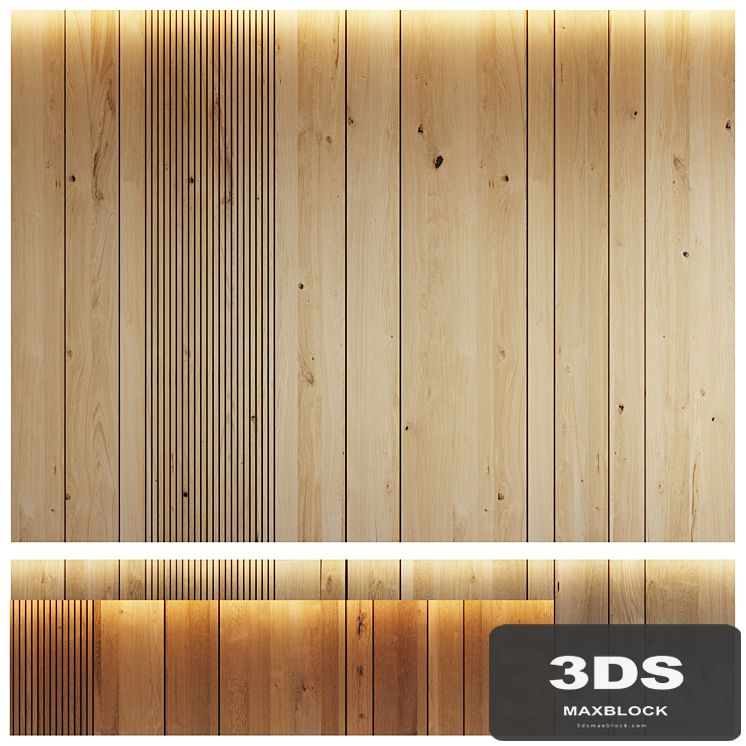Wood panel set 7