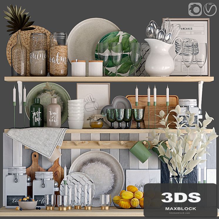 Decorative set for the kitchen 10