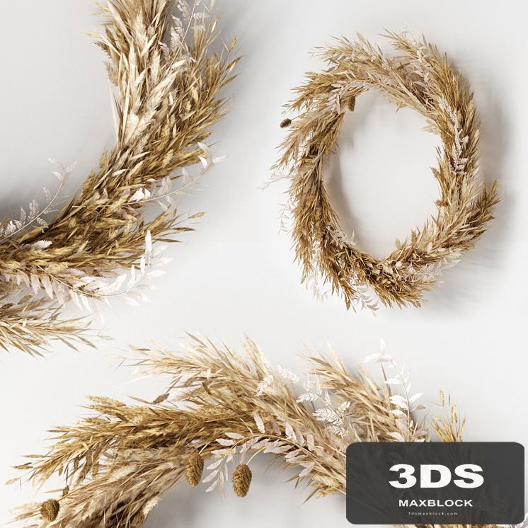 Wall hanging Pampas Ring-01